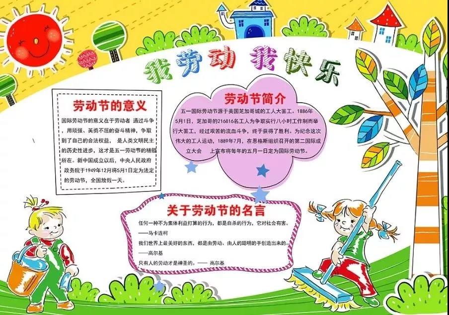 关于五一劳动节的手抄报